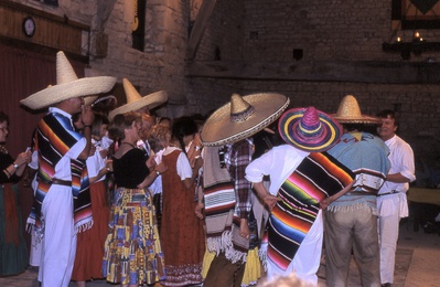 1996 repas mexicain (photo de Claude Garino)