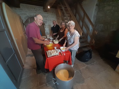 Atelier de battages d'oeufs (CG)